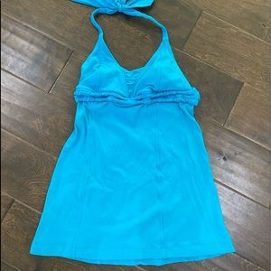 blue lululemon tank top
